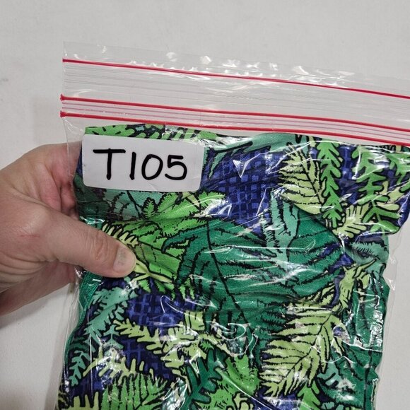 Nike Youth Tropical Leaf Print Swim Trunks‎ M 10-12 Yrs Green/Blue Cinch Waist - Picture 9 of 9